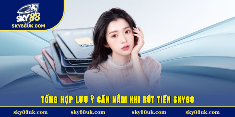 Tổng hợp lưu ý cần nắm khi rút tiền Sky88